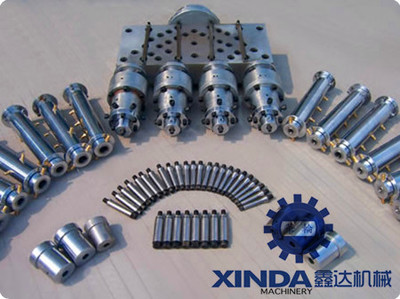 張家港市鑫達(dá)塑料機(jī)械 20-40-PVC一出四穿線管生產(chǎn)線解決方案